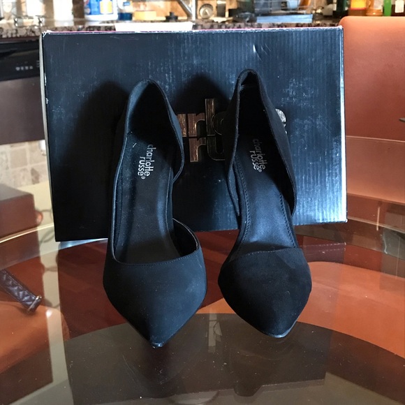 Simple Black Suede 5in Heel - Picture 4 of 4